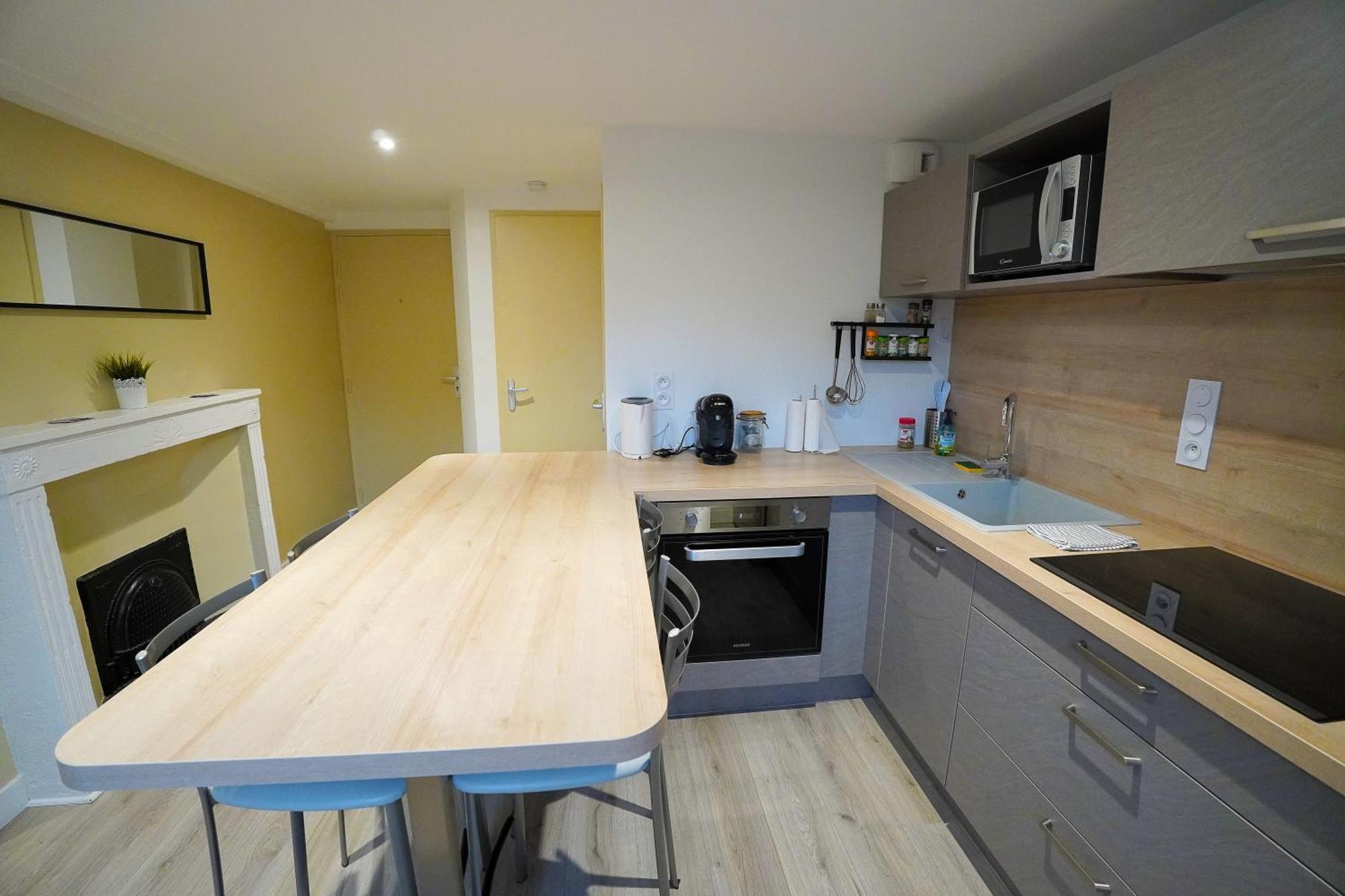 Bel Appartement T2 40 M² Vaugneray Luaran gambar